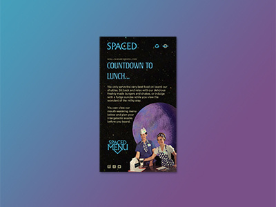 SPACED app page app logo retro space spaced spacedchallenge travel ui ux