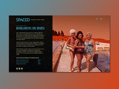 SPACED web page