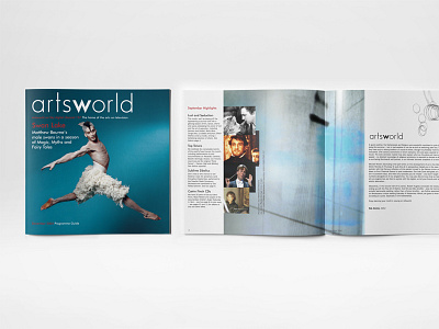 Sky Artsworld channel magazine branding brochure design design magazine print