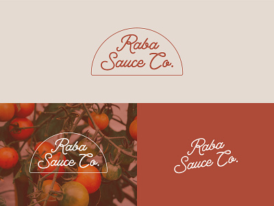 Raba Sauce Co. / Handmade Tomato Sauce brand identity branding logo logo design tomato tomato sauce