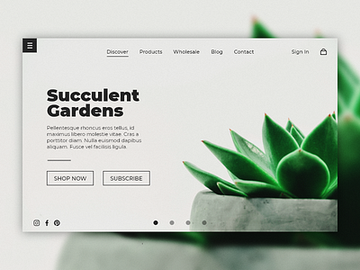 Plant Store Landing Page