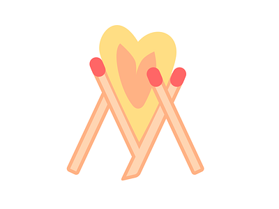 Early Icon for Matchmaking App app dating fire heart icon iconography love match matches