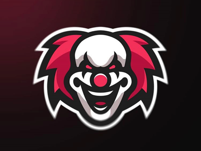 Clown mascot clown clown logo esports gaming halloween logo design mascot mascotlogo