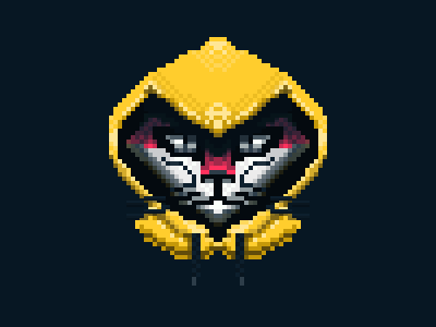 Raincoat fox fox game pixel art