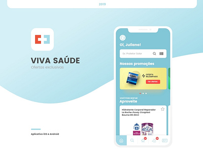 Viva Saúde app design interface ui uxui visual design