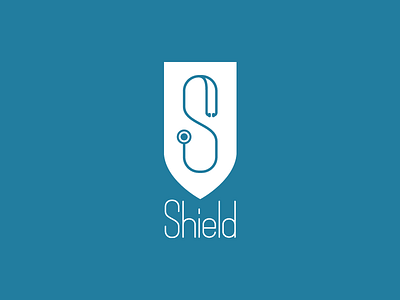 Shield Logo branding custom doctor logo medical s shield wordmark