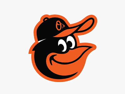 Orioles Logo Redesign baltimore baseball bird cap cartoon logo orioles redesign
