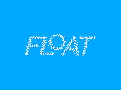 Float custom float lettering logo logotype mark type wordmark