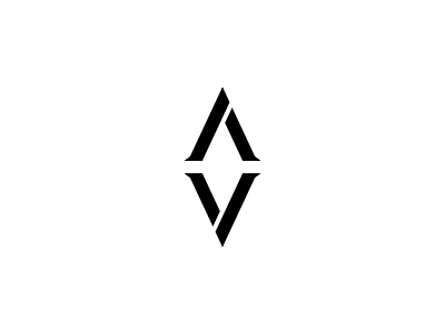 AV v3 a athletes custom logo logomark mark military type v
