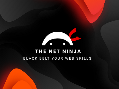 The Net Ninja - Branding redesign - YouTube Header | 3 adobe xd colourful gradients pixelswish the net ninja ux design video thumbnail youtube