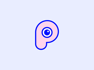 p is for photo logo