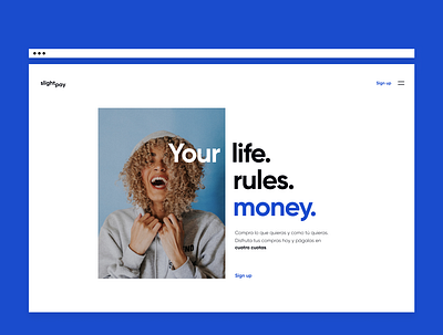 New Mexican fintech landing page: SlightPay blog branding copy dashboard dashboard ui design landing landing design logo mobile ui ux
