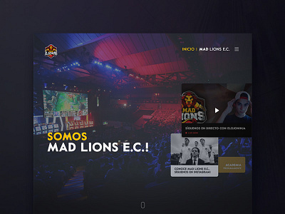 Madlionsdribbles01 aluxion design esports mad lions ui ux web design website