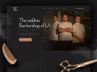 Barber Shop redesign - Sweeney Todd's