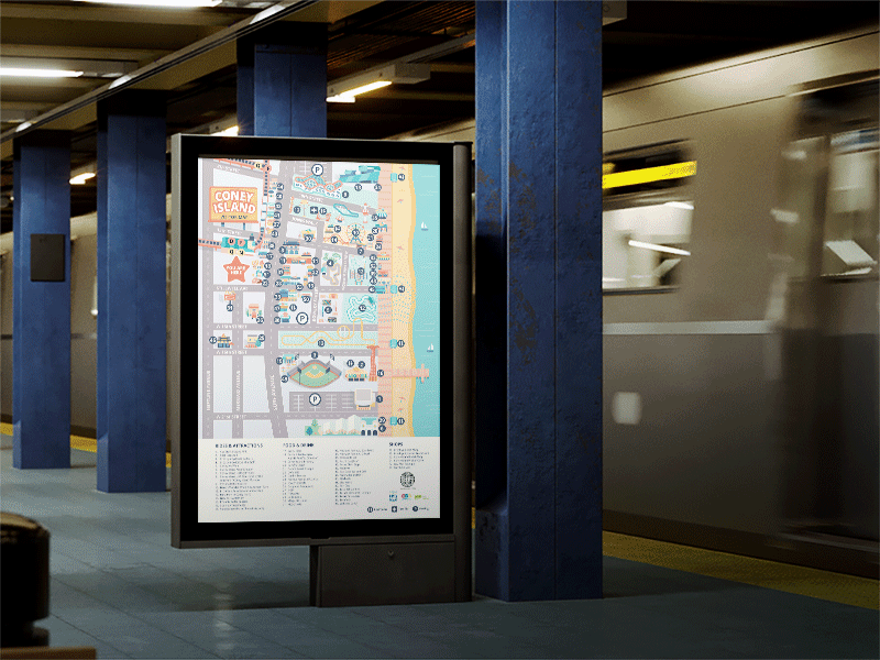 Coney Island Subway Map