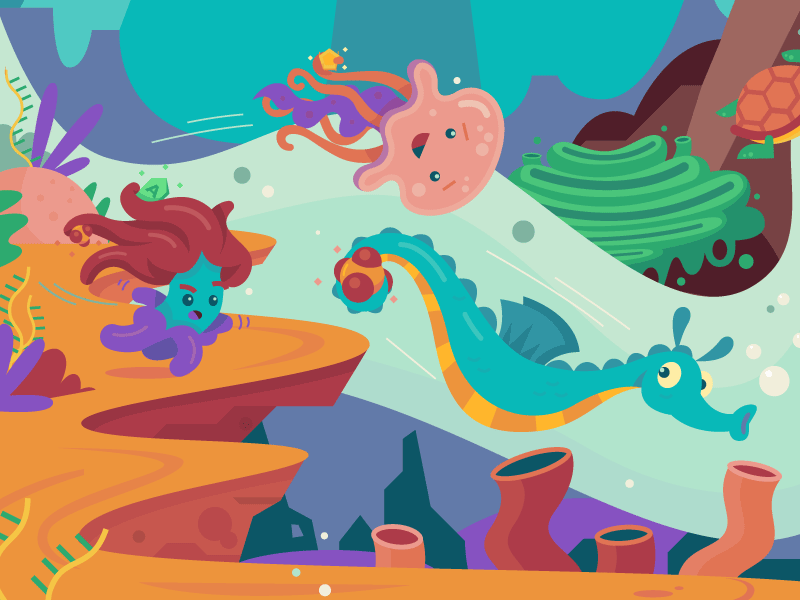 The Great Cellular Reef by The Point Studio on Dribbble