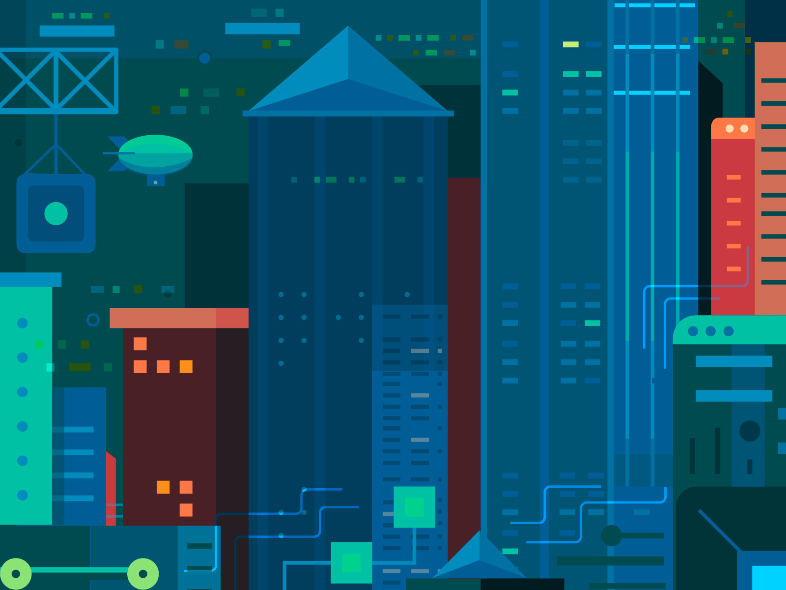 Tech City by The Point Studio on Dribbble