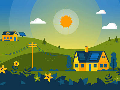 Happy Earth Day! alternative animation branding earthday energy green motiongraphic promotion solar vector