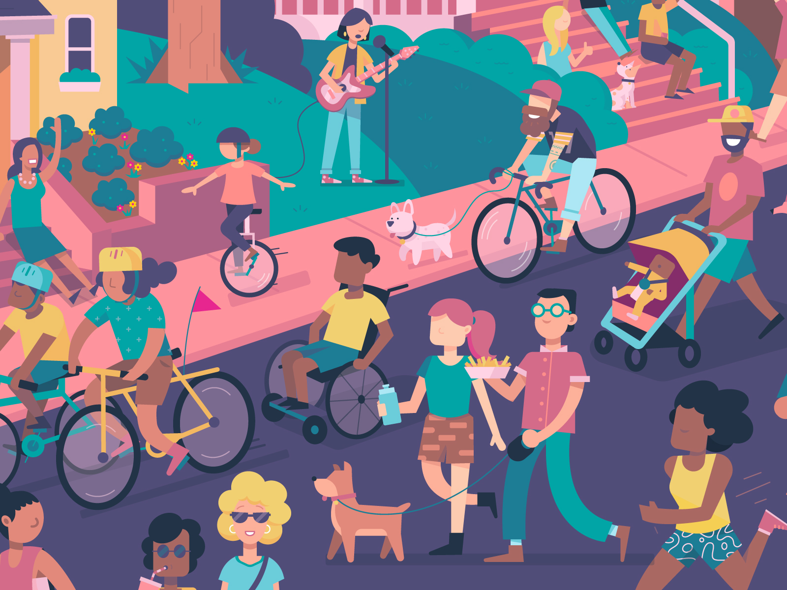 Open Streets Pittsburgh by The Point Studio on Dribbble