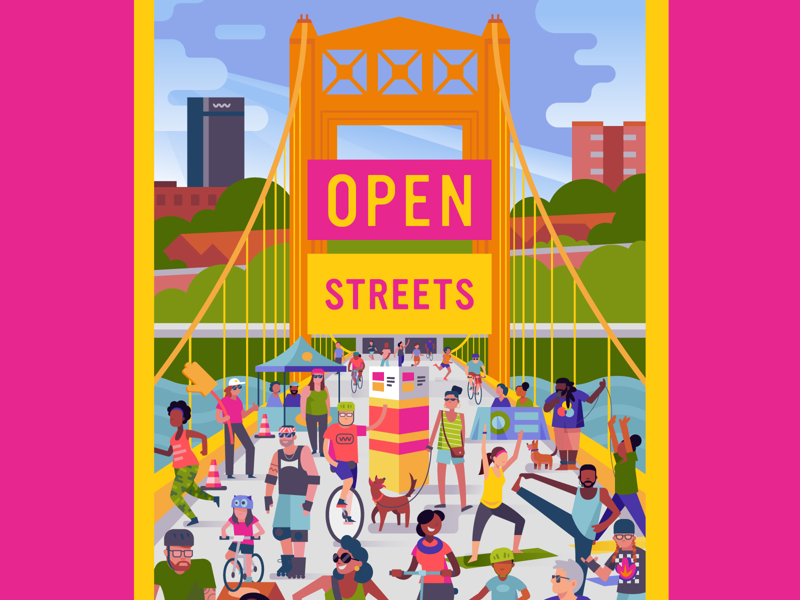 Open Streets Pittsburgh by The Point Studio on Dribbble