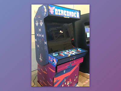 Cinecade Mashup arcade color design flat game illustration movie pixel product starwars vector vintage