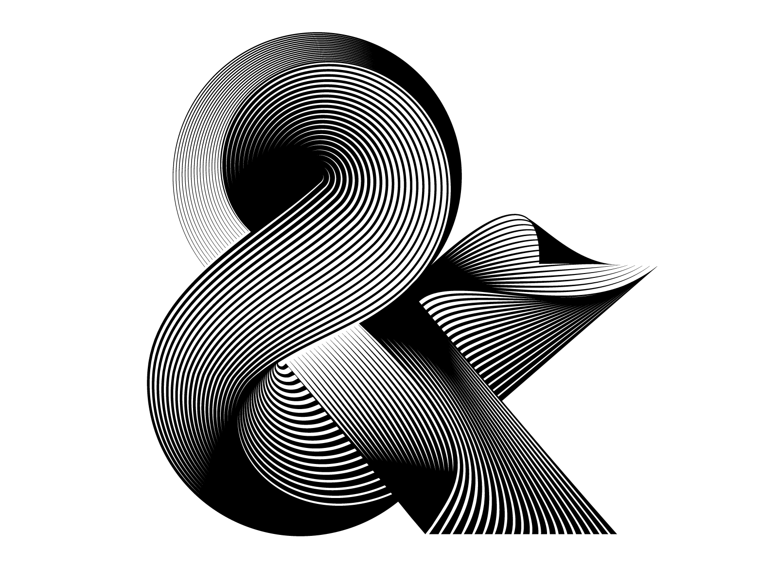 Ampersand “&” - 36days of type - #36daysoftype - 2020 by Sergi Delgado on  Dribbble