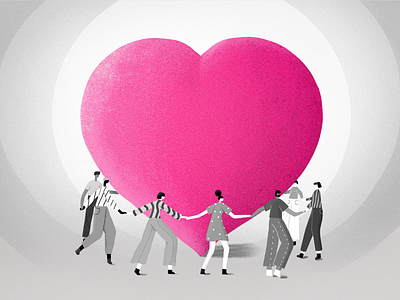 Giveback Love blog post giveback heart hug illustration insurance lemonade love pink