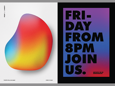 Gradient Posters gradient poster posters type typography