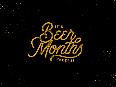 Cheers beer cheers design font font awesome months typo typography