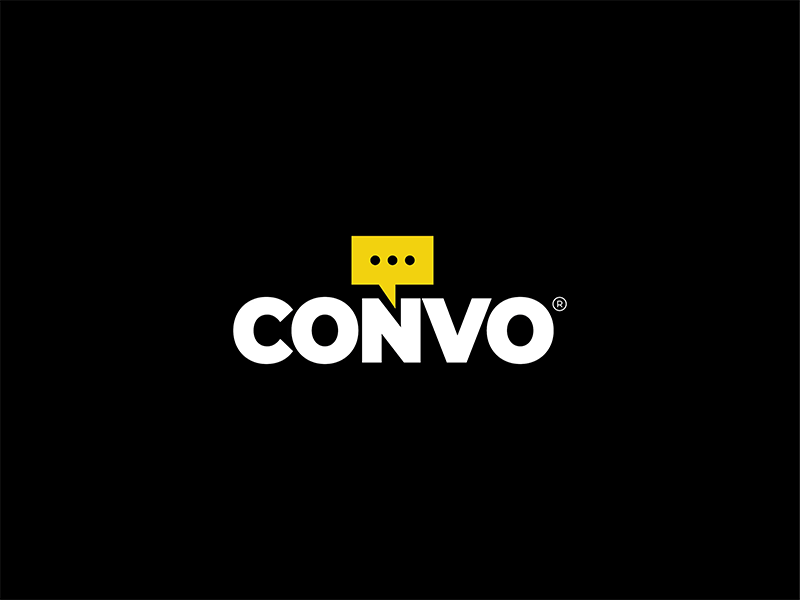 Convo® conversation convo logo logo a day logoanimation logodesign