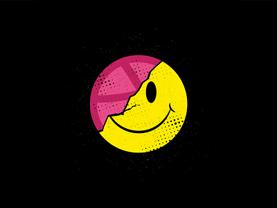 Smile dribbble dribbble best shot dribbble invite logo smiley smiley face