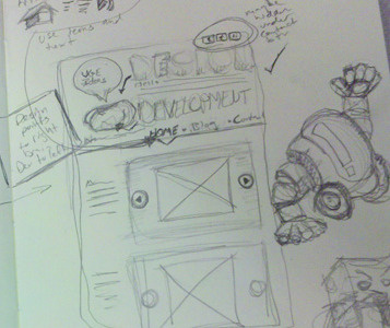 Sketches layouts sketches wireframe