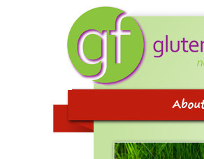 Gluten-free-zone Homepage header website