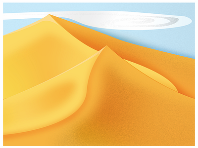 Dunes adobe illustrator illustration landscape