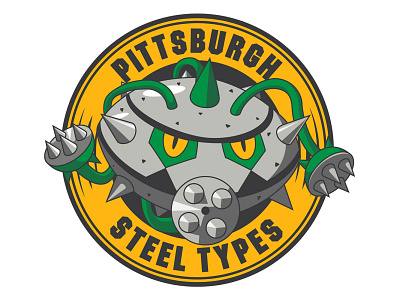 Pittsburgh Steel Types Illustration/Logo design digital digital drawing drawing freelance design illustration logo logodesign typography vector