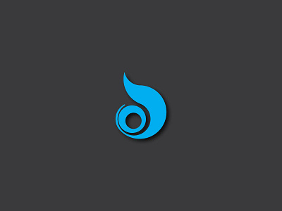 Blue Fire logo branding logo design logo inspiration technology web developer