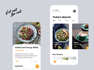 Food App User Interface