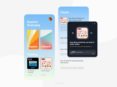 Podcast APP Design