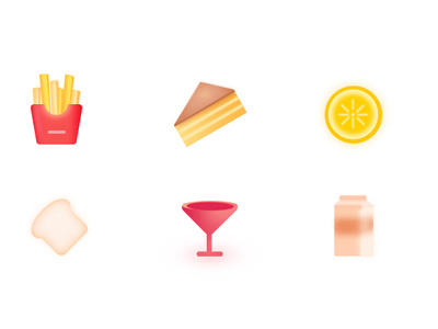Food Icons app design icon ui