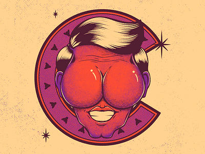 Carecu.. 36 days of type cartoon illustration lettering portrait