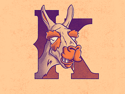 Ola ke ase 36 days of type alpahaca cartoon illustration lettering llama meme