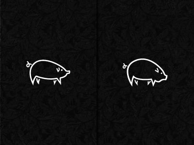 Pig Exploration acosta fat fit icon java lean logo mark pig pigs pork