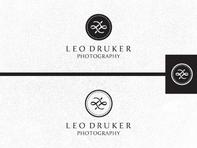 Leo Druker Photography acosta ambigram badge d dots identity java l logo mark p monogram photography script