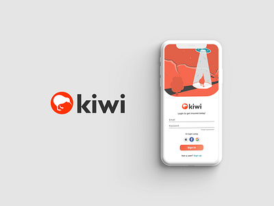 Kiwi Mobile app design insurance app ui user experience user flow userinterface ux web