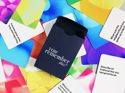 You Remember this? branding card game concept design game illustration logo procreate