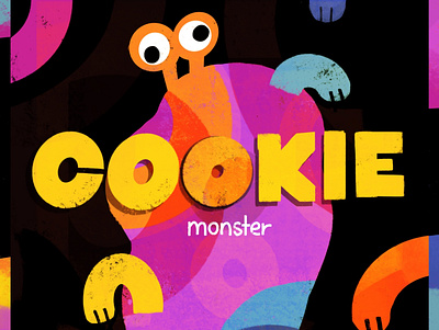 Cookie Monster :) character character design colors concept design illustration procreate