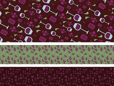 Red Wine Pattern grapes graphics icons illustrator pattern wine