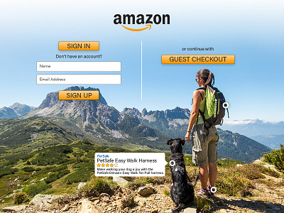 DailyUI001: Amazon Sign-Up