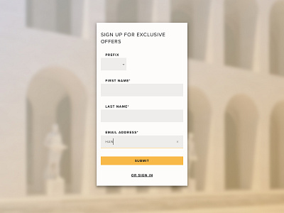 DailyUI001: Sign-Up dailyui dailyui001 design fendi sketch ui