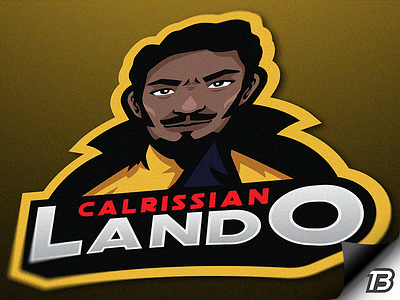 StarWars Lando branding gaming identity logo mark mascot starwars